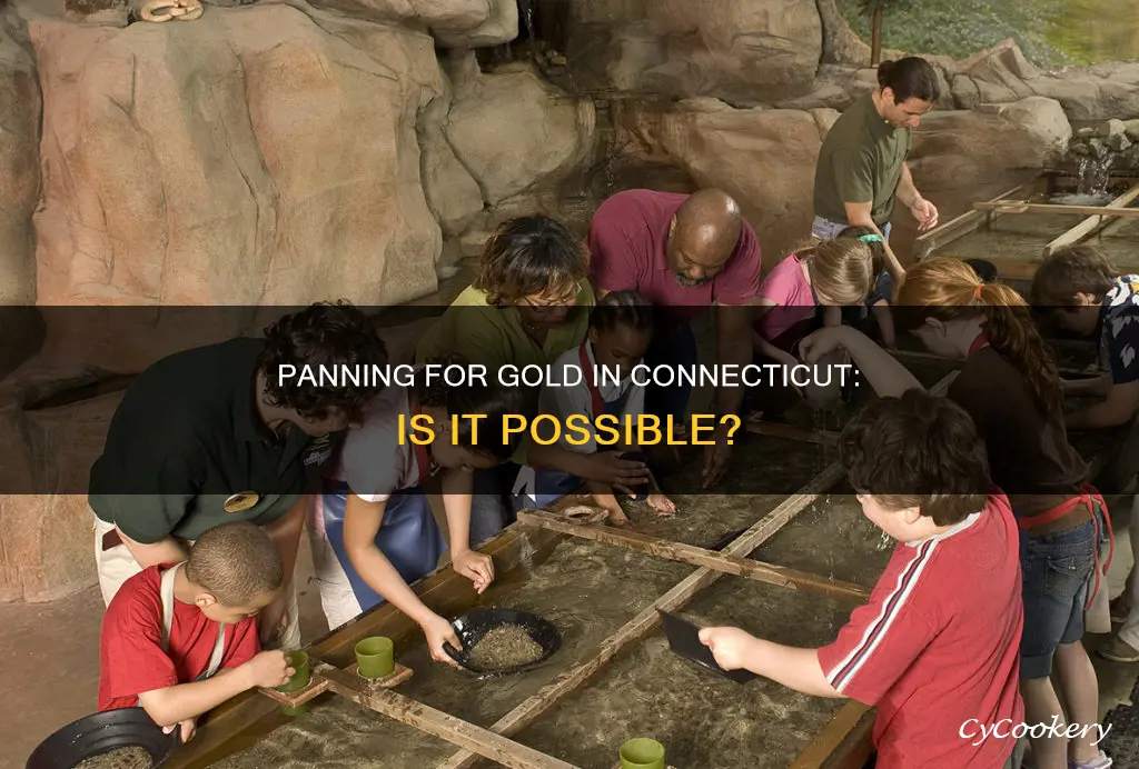 can you pan for gold in connecticut