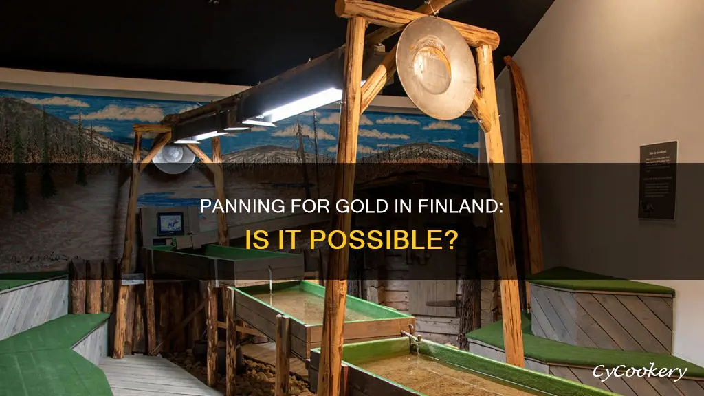 can you pan for gold in finland