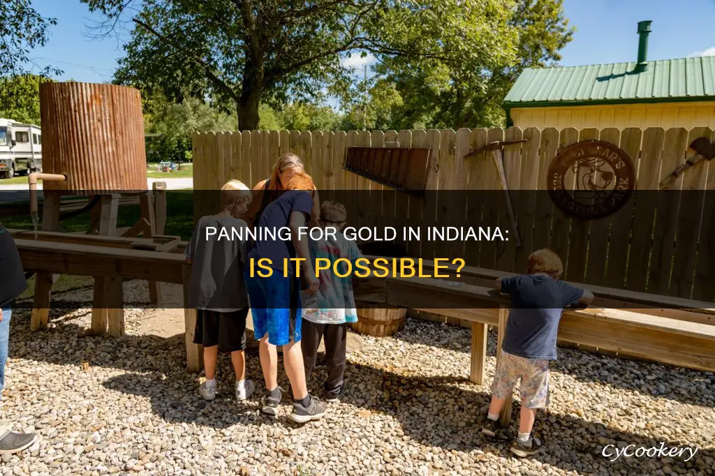 can you pan for gold in Indiana