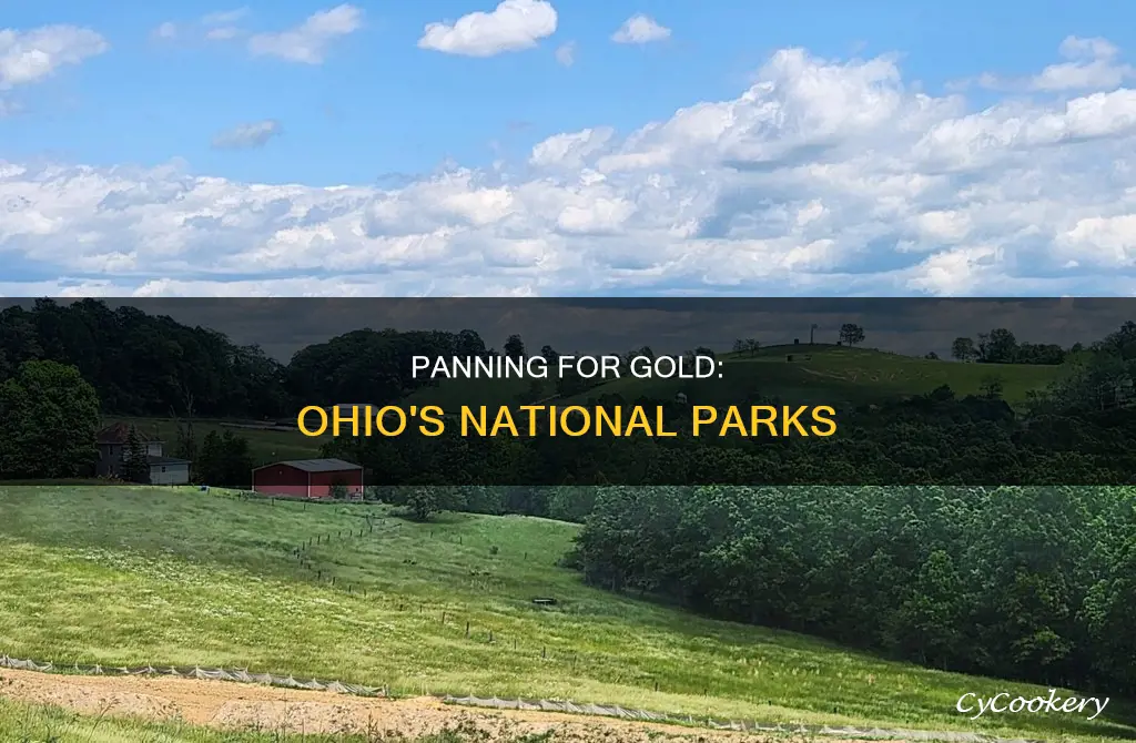 can you pan for gold in national parks in Ohio