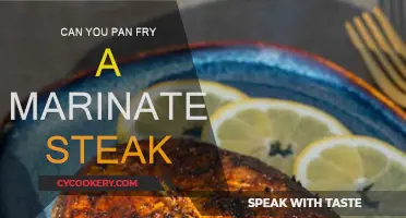 Pan-Frying Marinated Steak: A Quick and Tasty Method
