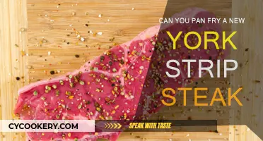 Pan-Frying New York Strip Steak: A Quick and Tasty Method