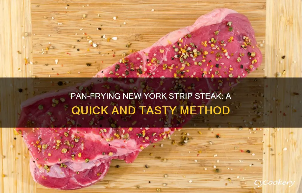can you pan fry a new york strip steak