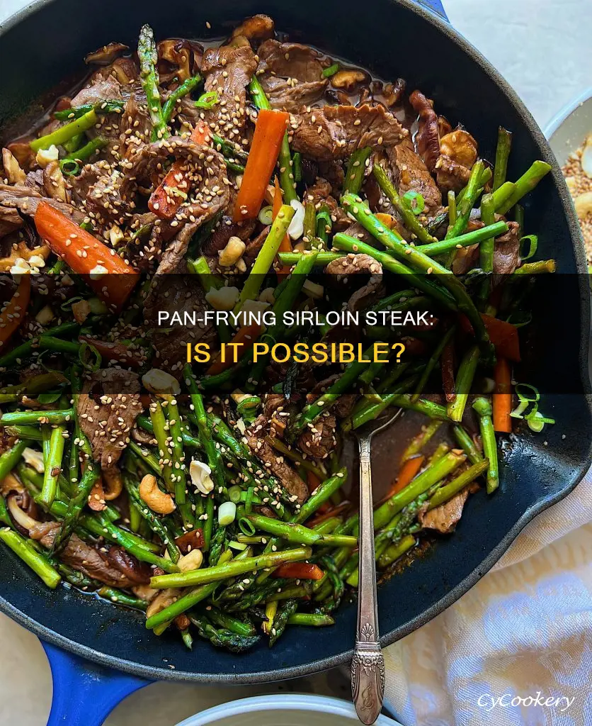 can you pan fry a sirloin steak