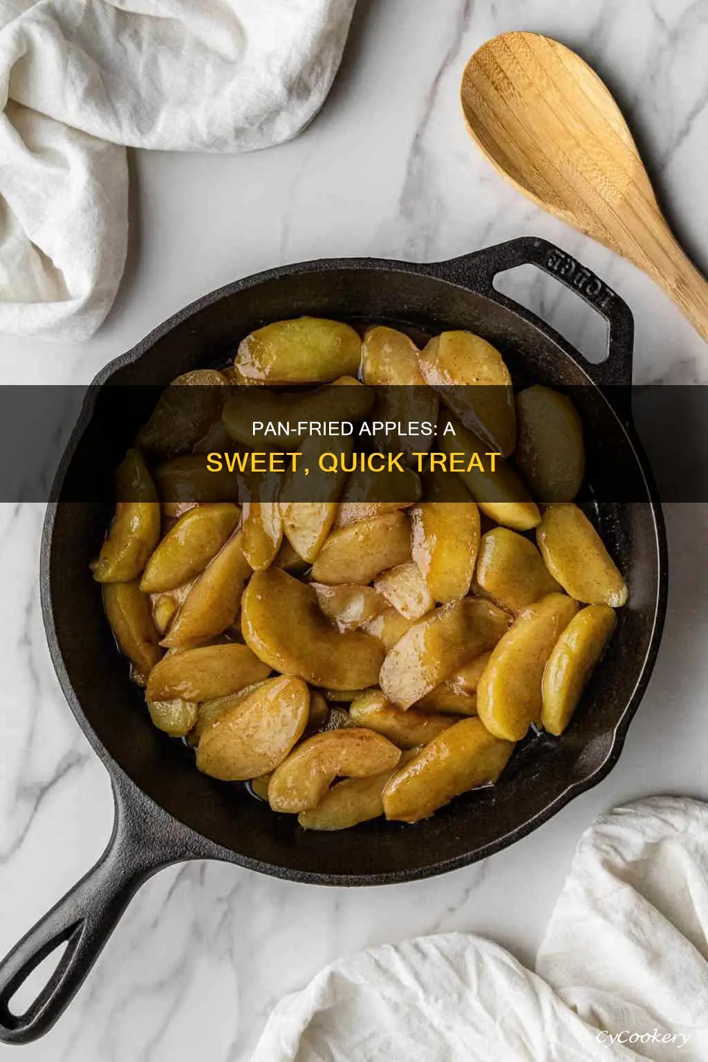 can you pan fry apples