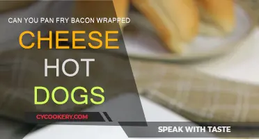 Frying Bacon-Wrapped Cheese Dogs: A Tasty Treat?