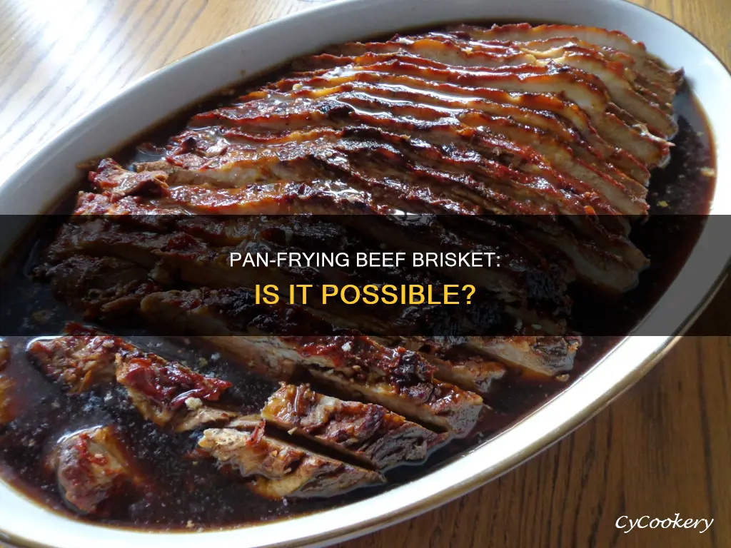 can you pan fry beef brisket