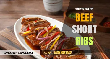 Pan-Frying Beef Short Ribs: A Quick and Tasty Method