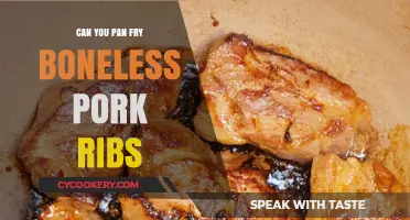Pan-Frying Boneless Pork Ribs: A Quick and Tasty Treat