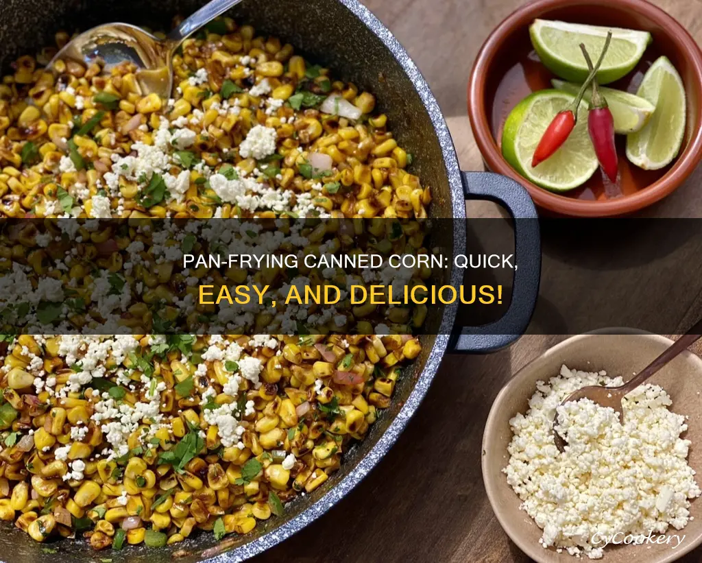 can you pan fry canned corn