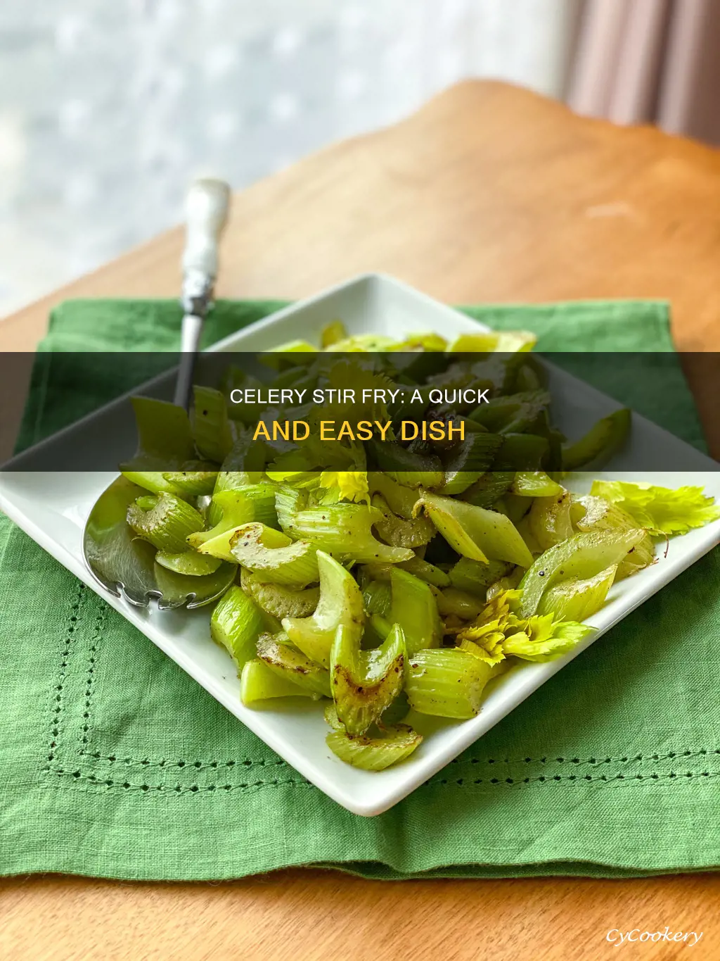 can you pan fry celery