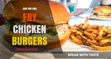Pan-Frying Chicken Burgers: Is It Possible?