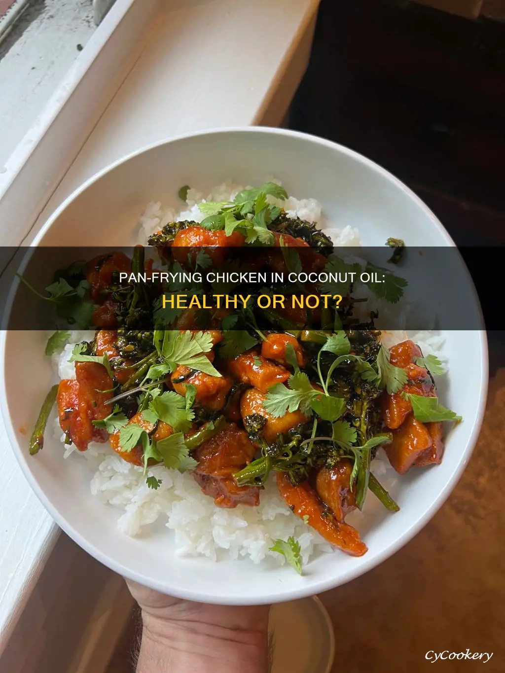 can you pan fry chicken in coconut oil