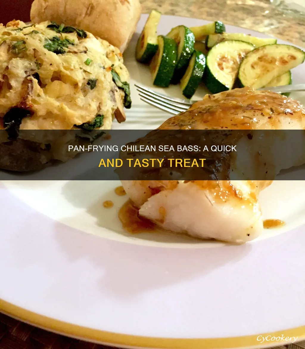 can you pan fry chilean sea bass