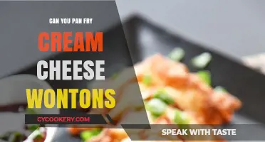 Pan-Frying Cream Cheese Wontons: A Quick Guide