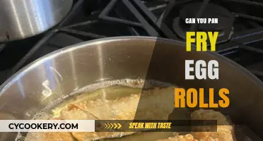 Pan-Frying Egg Rolls: Is It Possible?