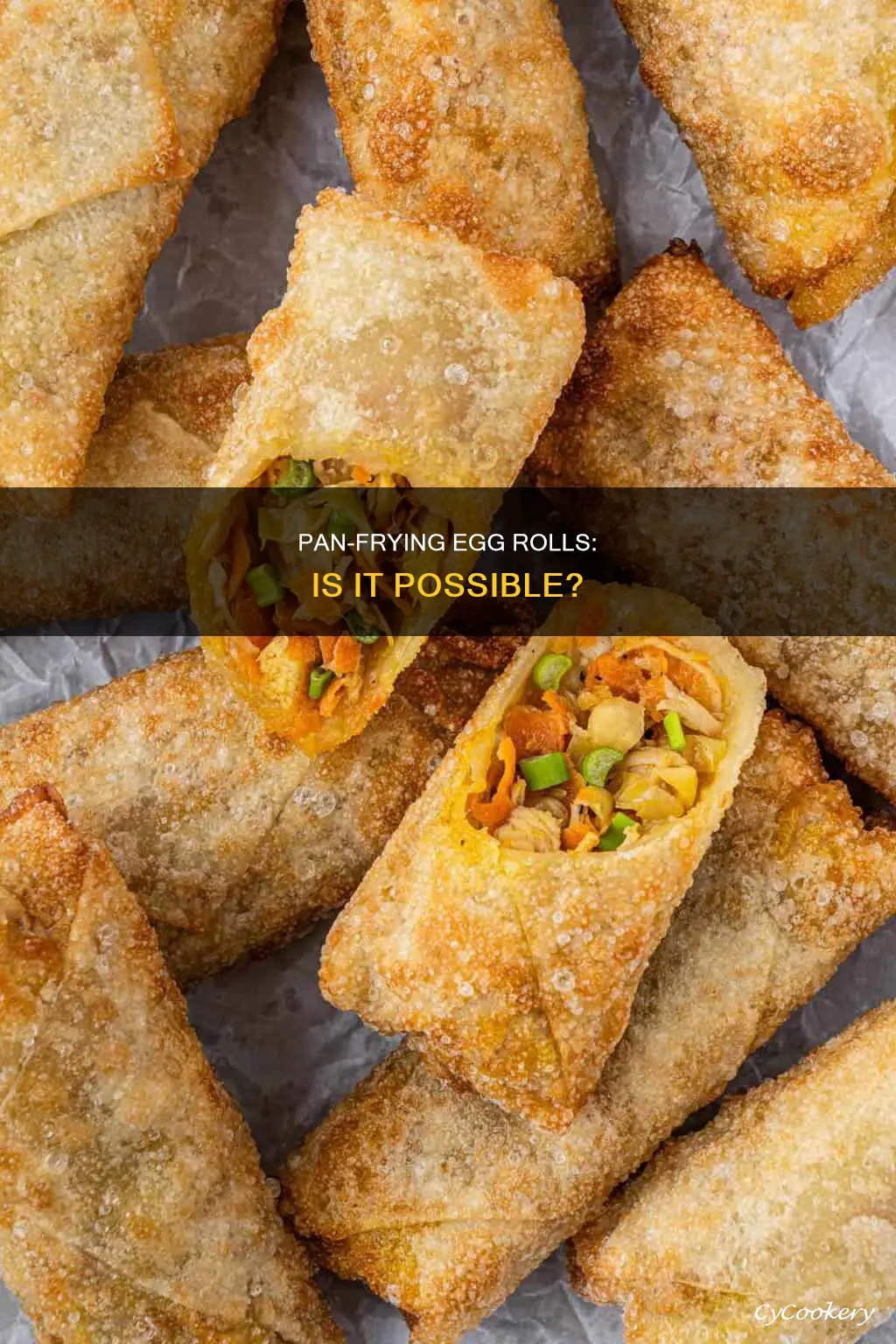 can you pan fry egg rolls