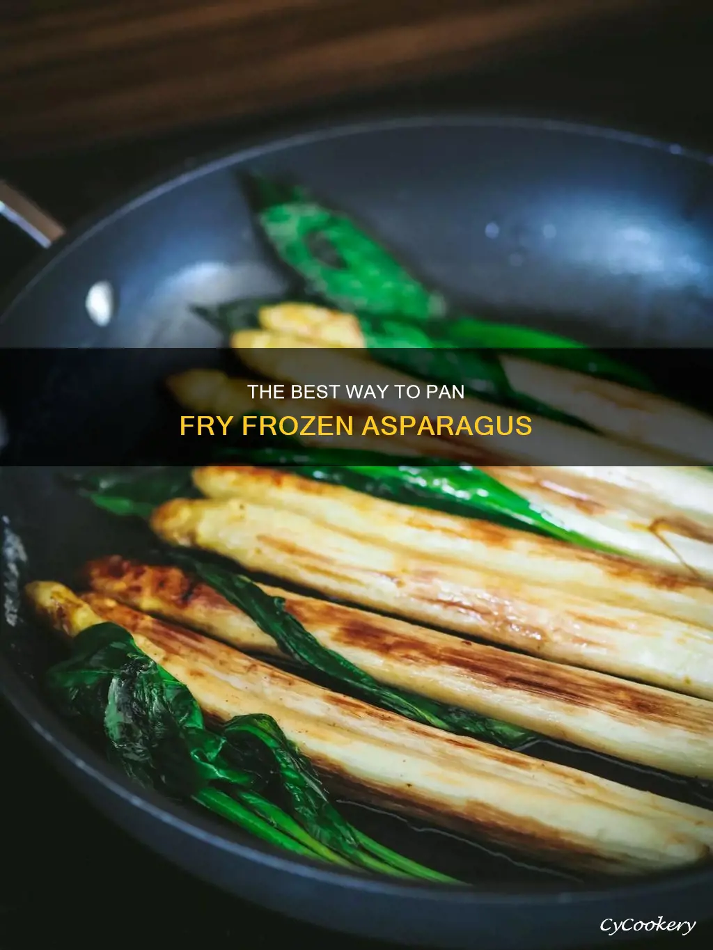 can you pan fry frozen asparagus