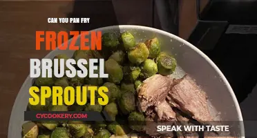 The Best Way to Pan Fry Frozen Brussels Sprouts