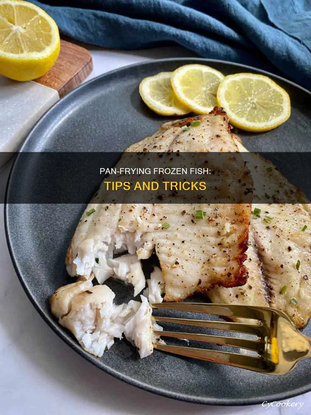 can you pan fry frozen fish