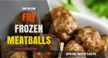 Easy Pan-Fried Meatballs: Frozen to Fabulous!