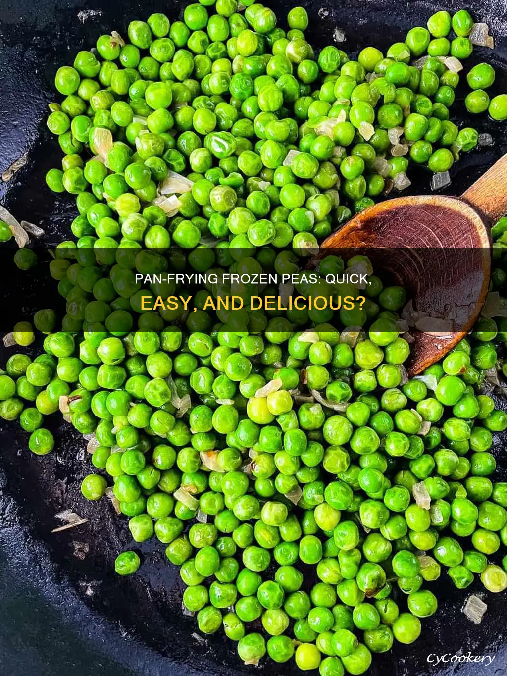can you pan fry frozen peas