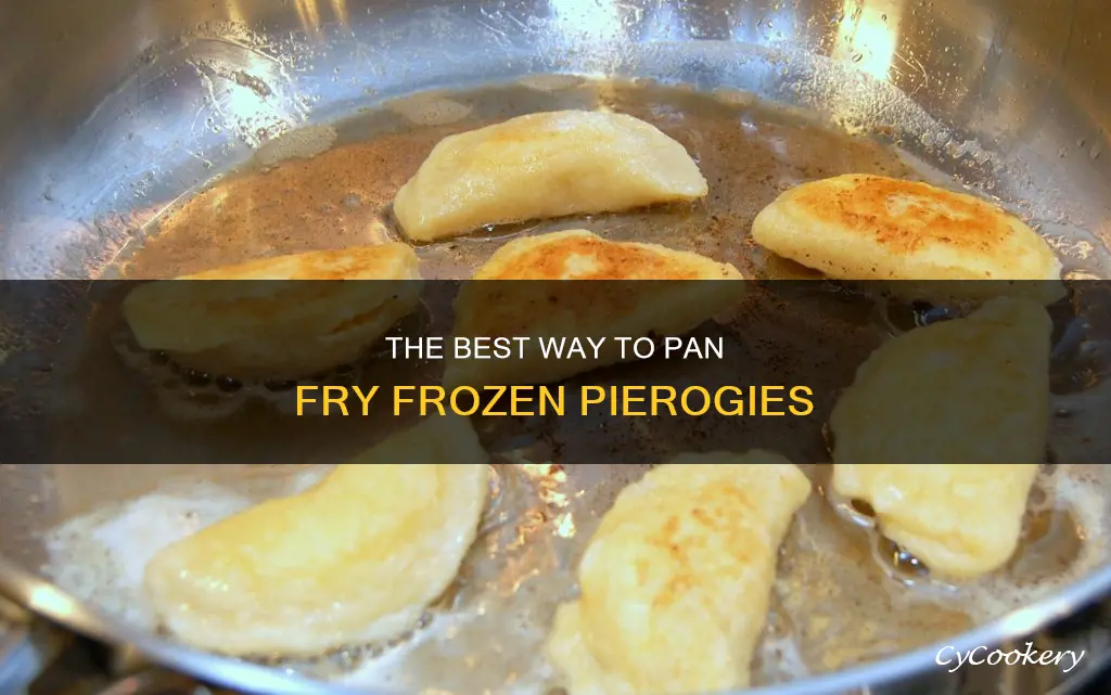 can you pan fry frozen pierogies