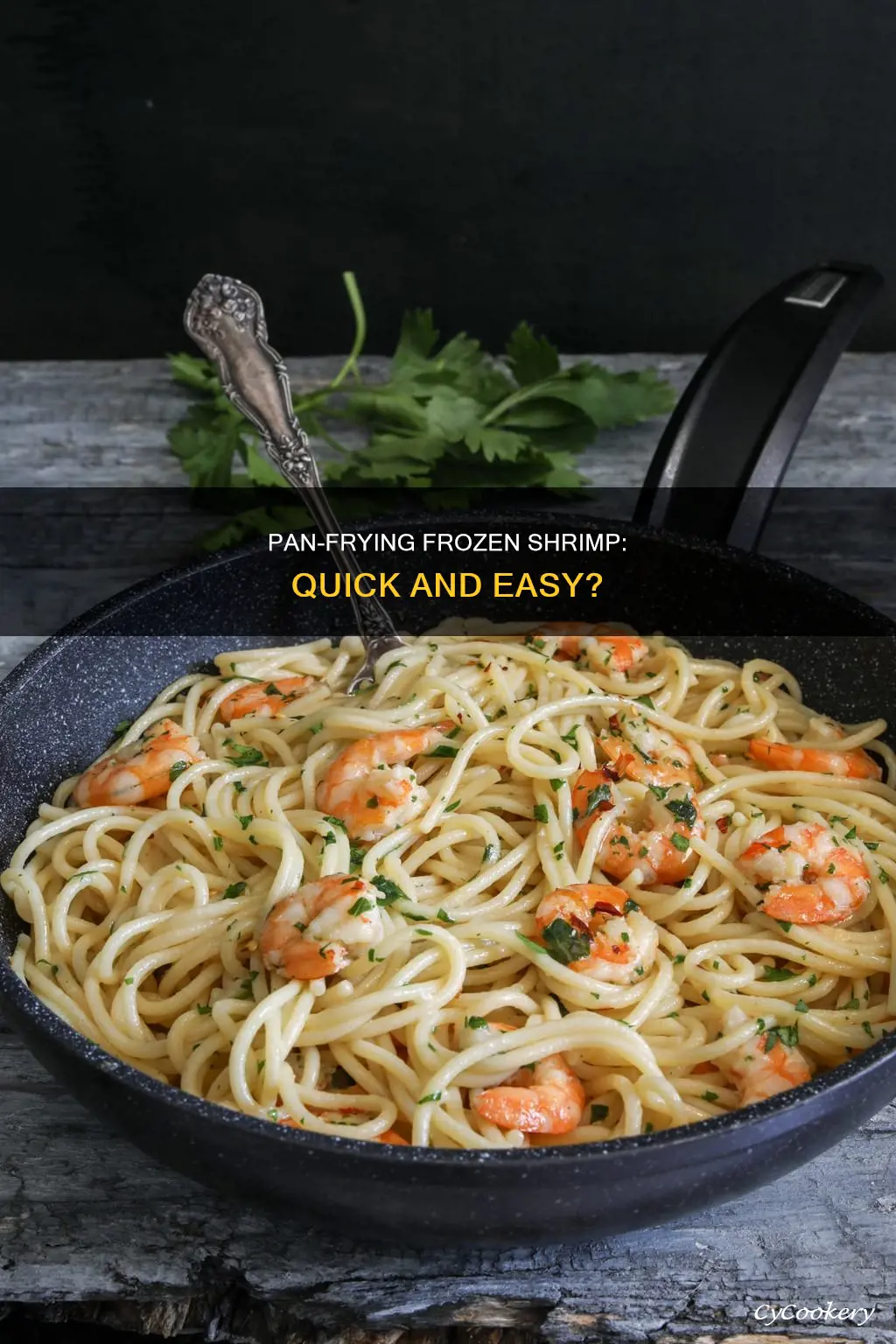 can you pan fry frozen shrimp