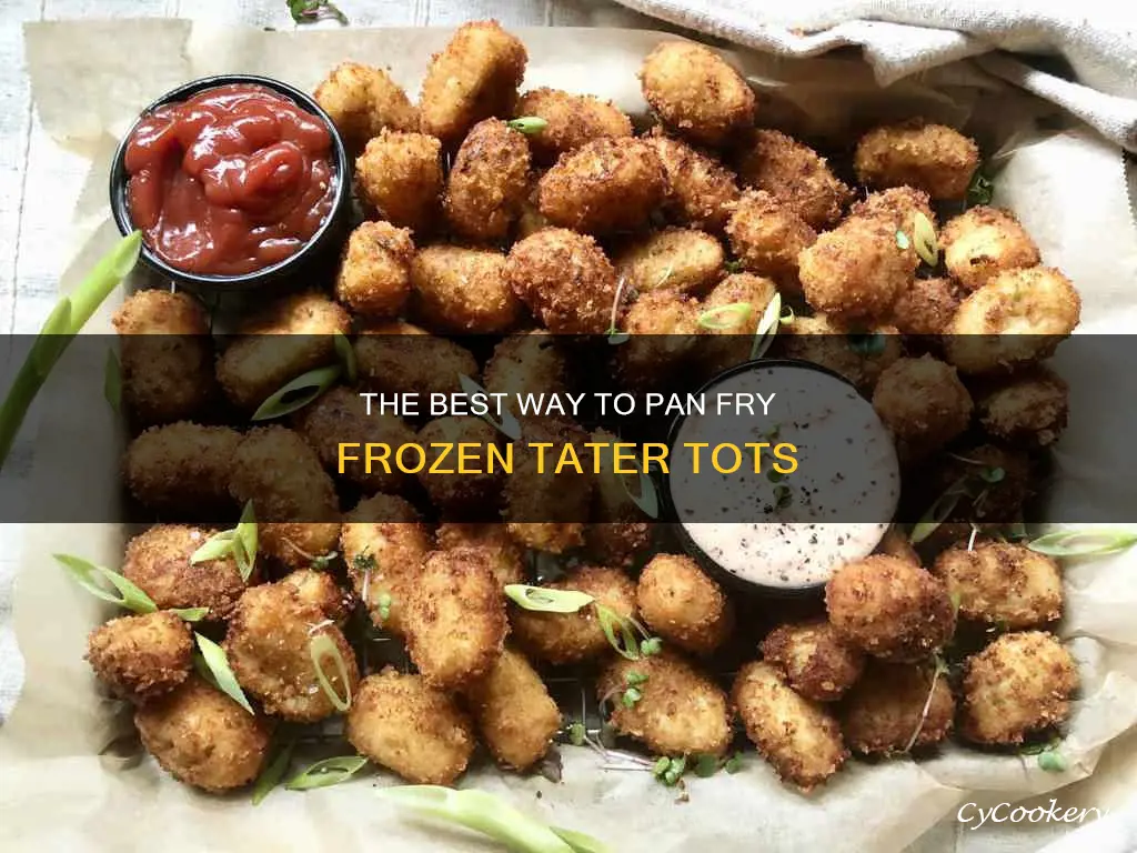 can you pan fry frozen tater tots