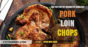 Pan-Frying Marinated Boneless Pork Loin Chops: A Quick Guide
