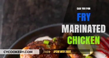 Pan-Frying Marinated Chicken: A Quick and Tasty Dinner Solution