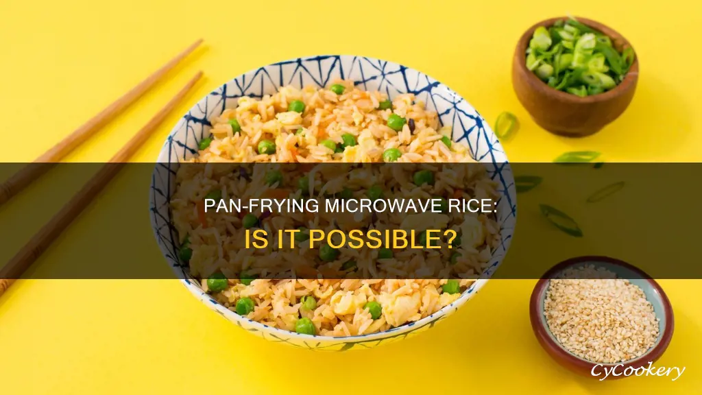 can you pan fry microwave rice