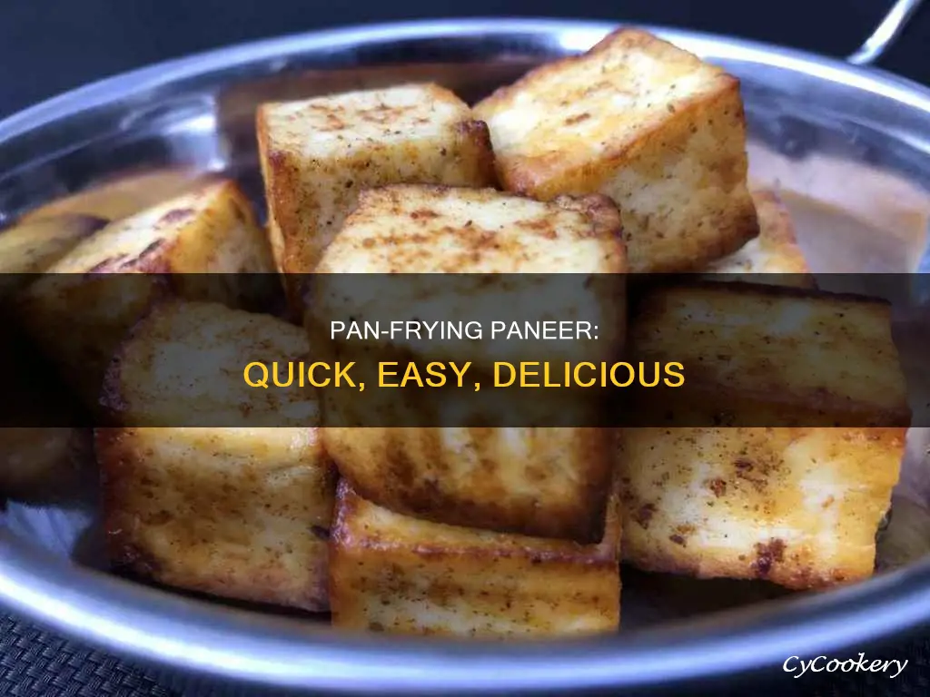 can you pan fry paneer