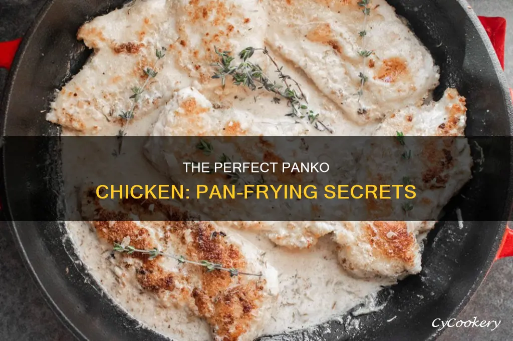 can you pan fry panko crusted chicken
