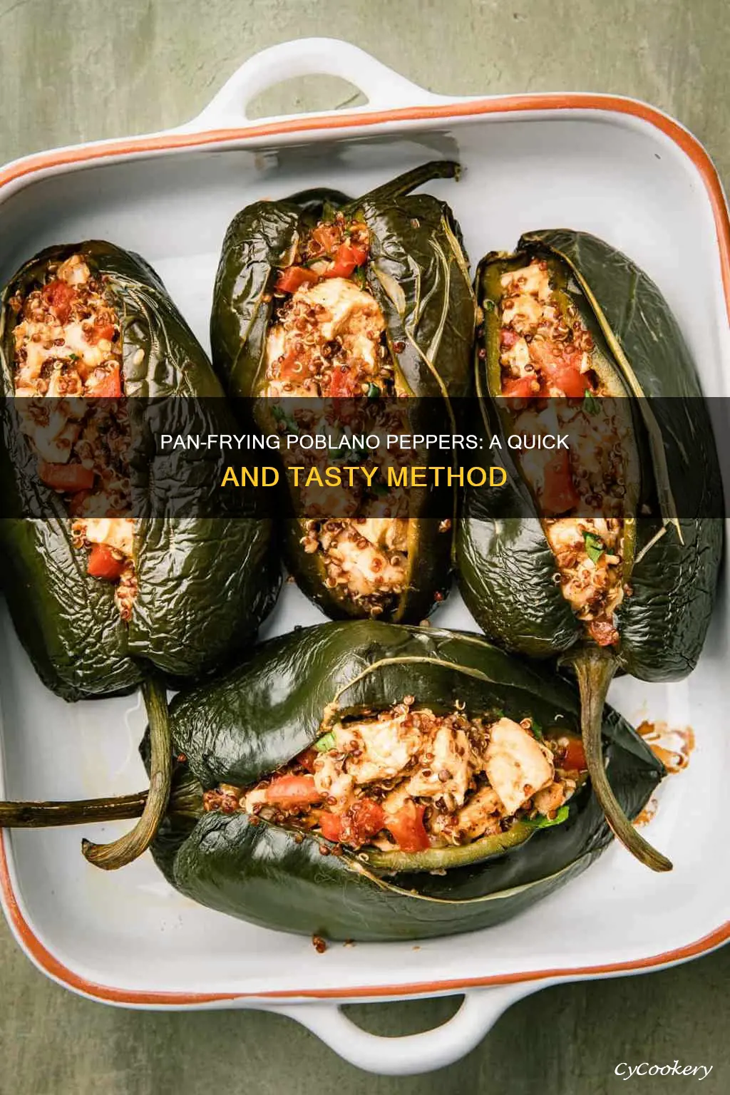 can you pan fry poblano peppers
