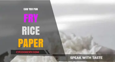 Pan-Frying Rice Paper: Is It Possible?