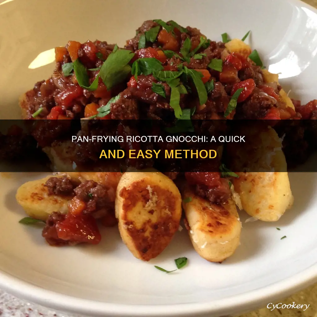 can you pan fry ricotta gnocchi