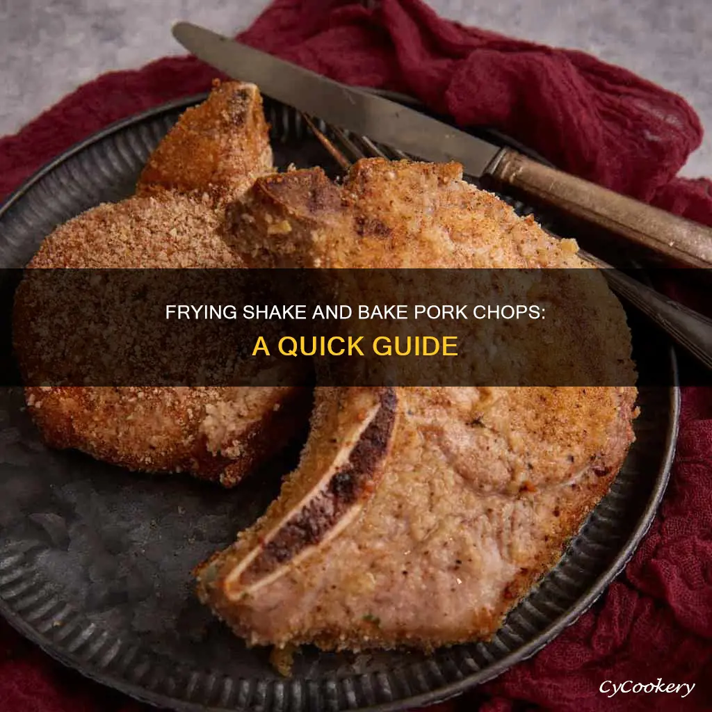 can you pan fry shake and bake pork chops
