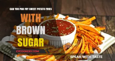 Sweet Potato Fries: Pan-Fried with Brown Sugar