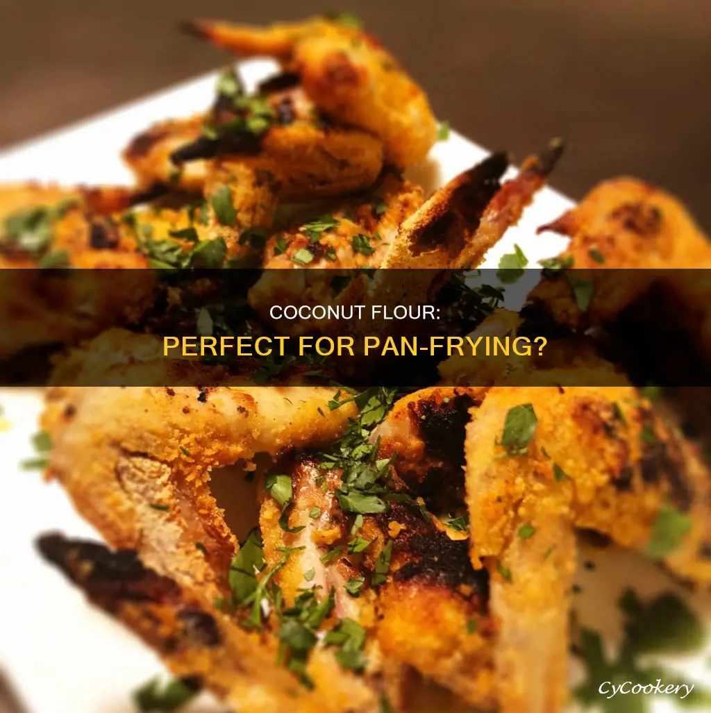can you pan fry with coconut flour