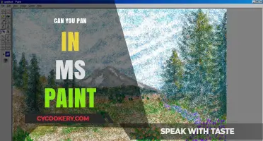 How to Pan in MS Paint?