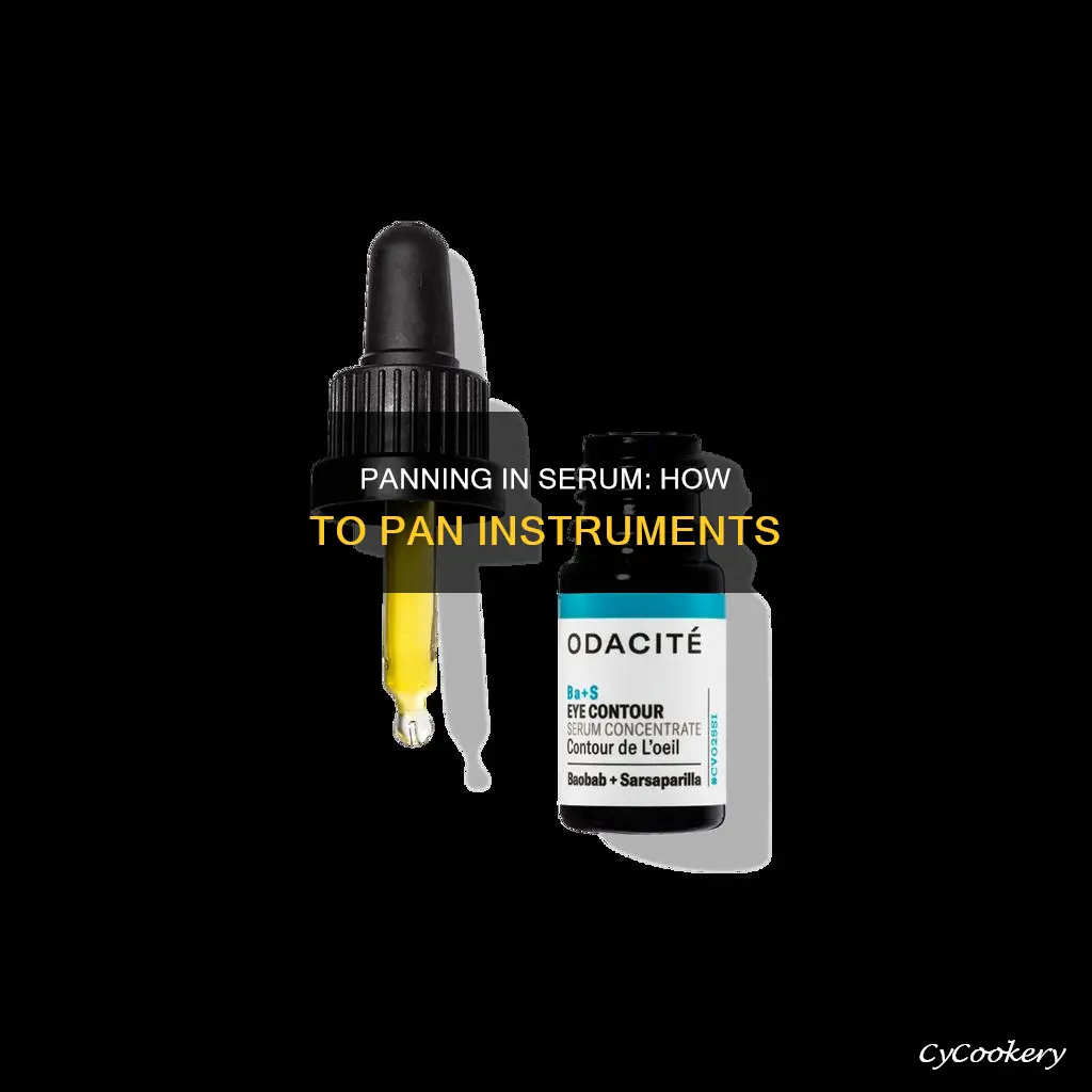 can you pan in serum