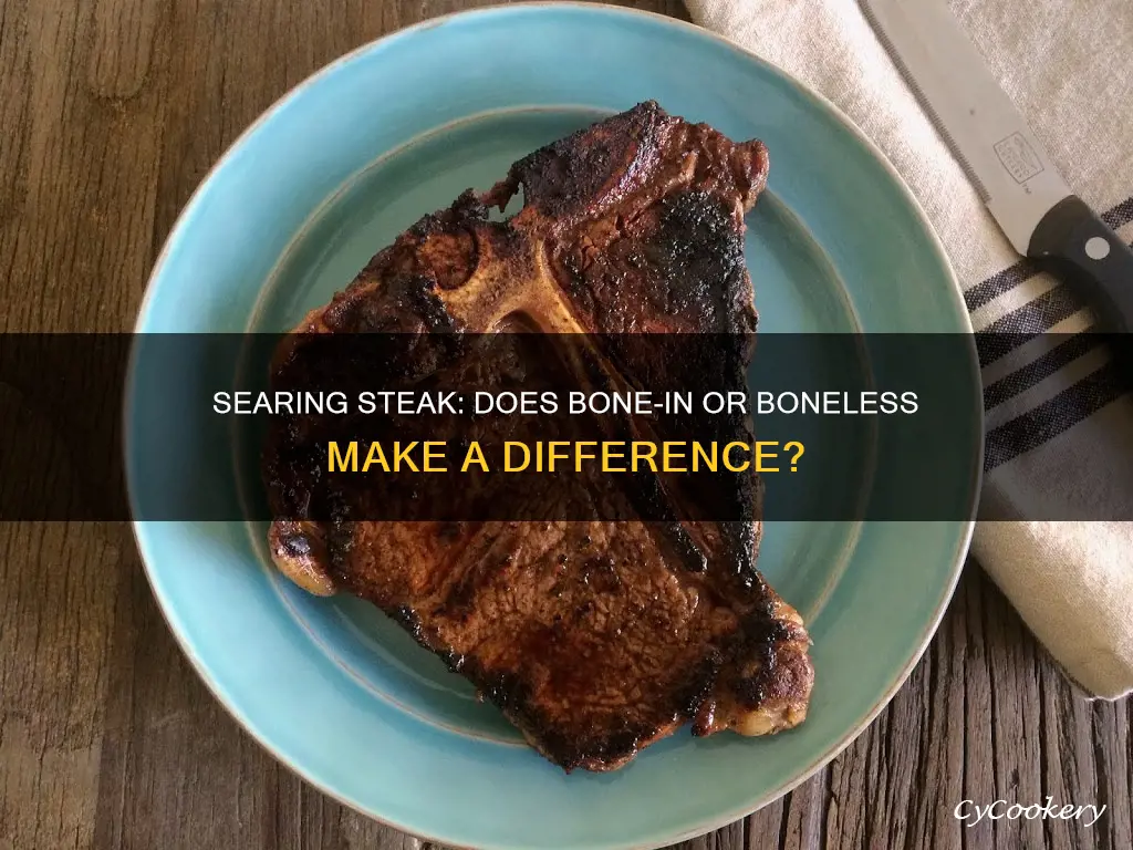 can you pan sear a steak with bone