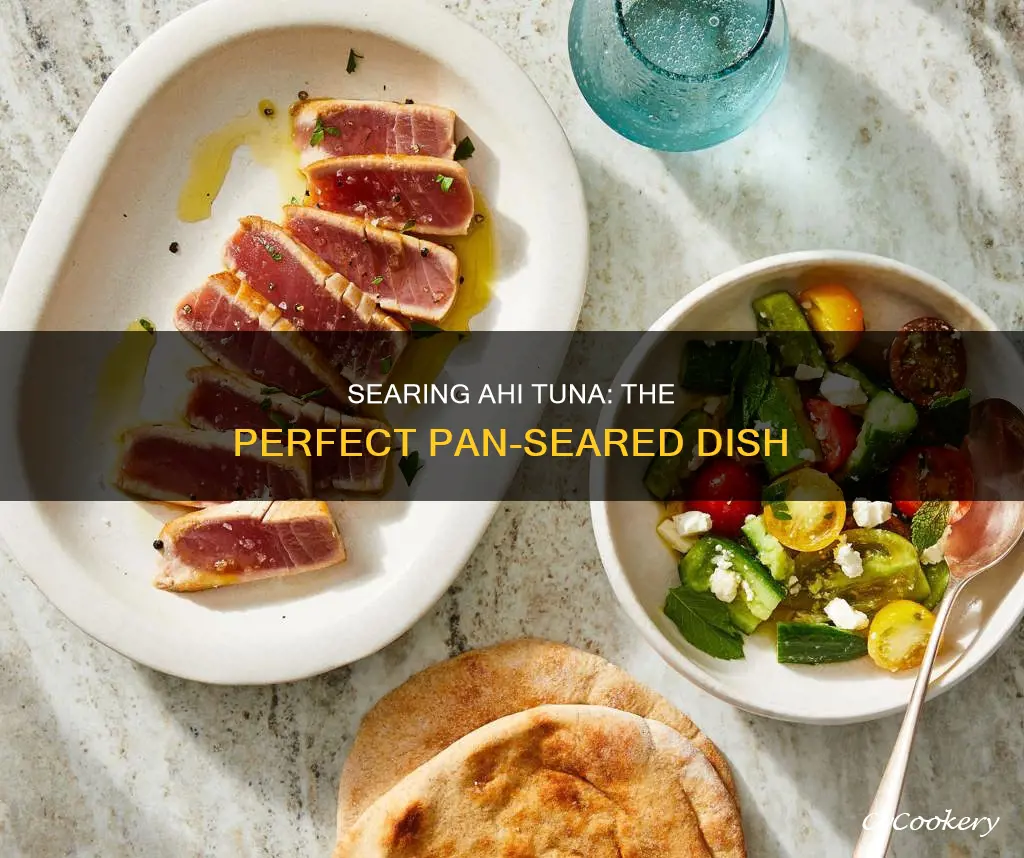can you pan sear ahi tuna