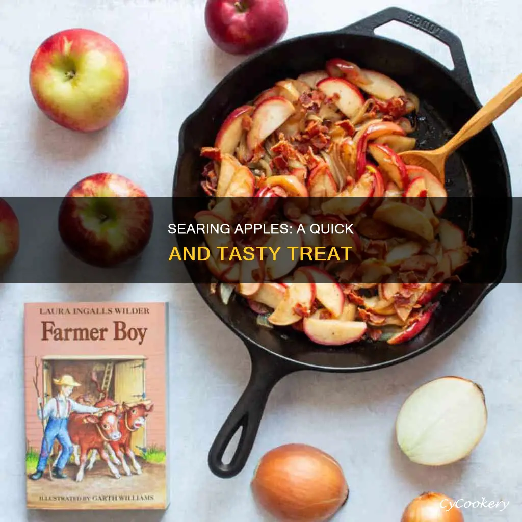 can you pan sear apples