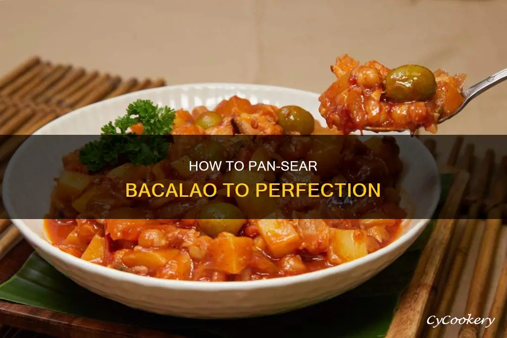 can you pan sear bacalao