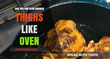 Searing Chicken Thighs: Pan or Oven?