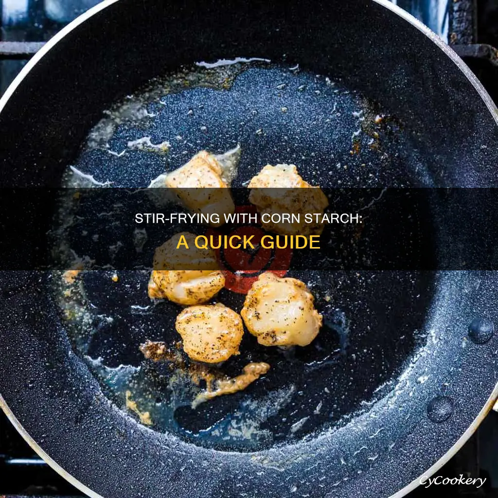 can you pan sear with corn starch