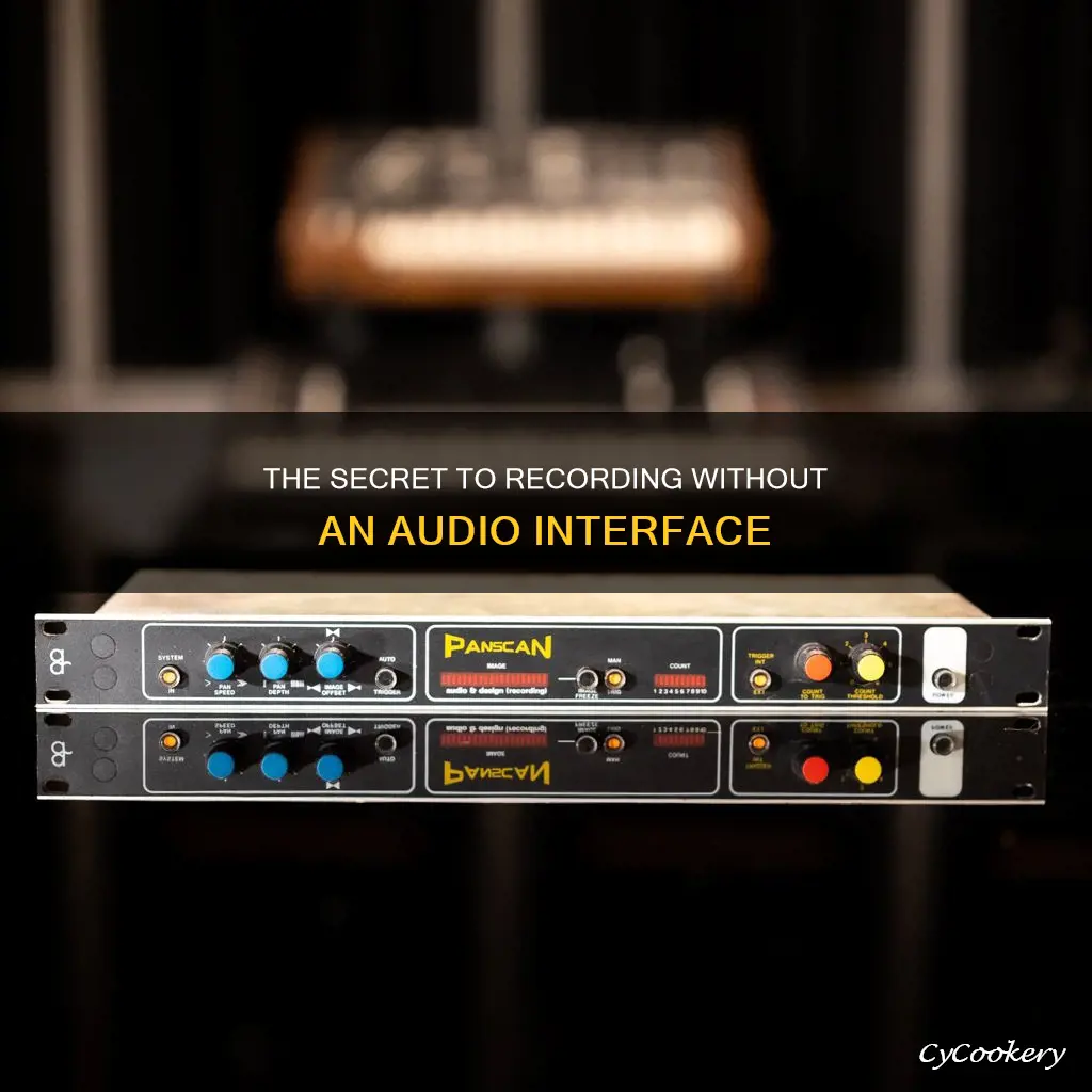 can you pan without a interface