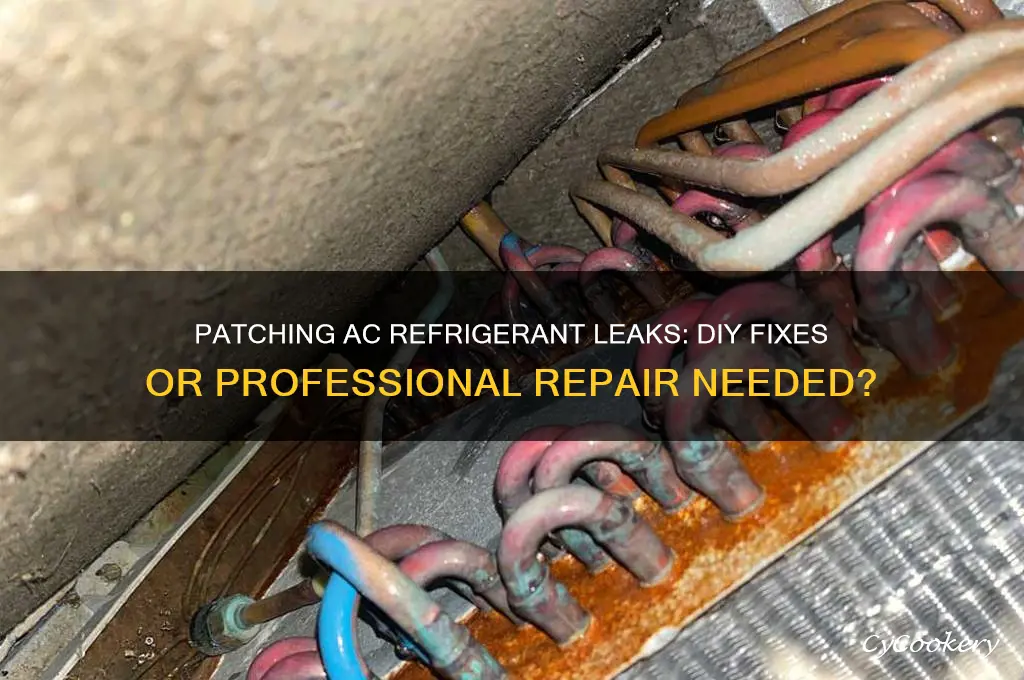 can you patch a ac refrigerant